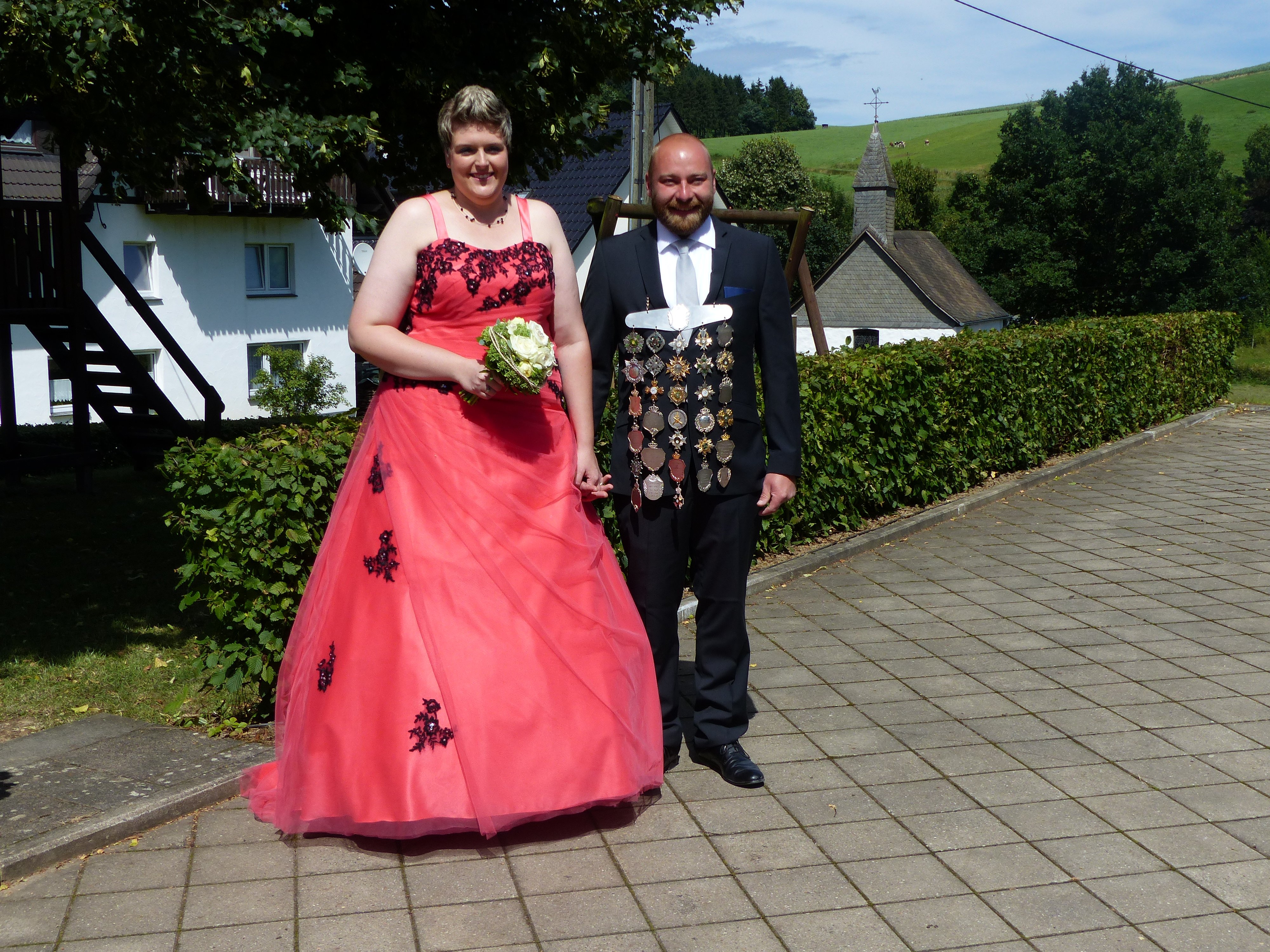 Amtierendes Königspaar Andreas und Theresa Becker Königspaar 2016 Andreas und Theresa Becker