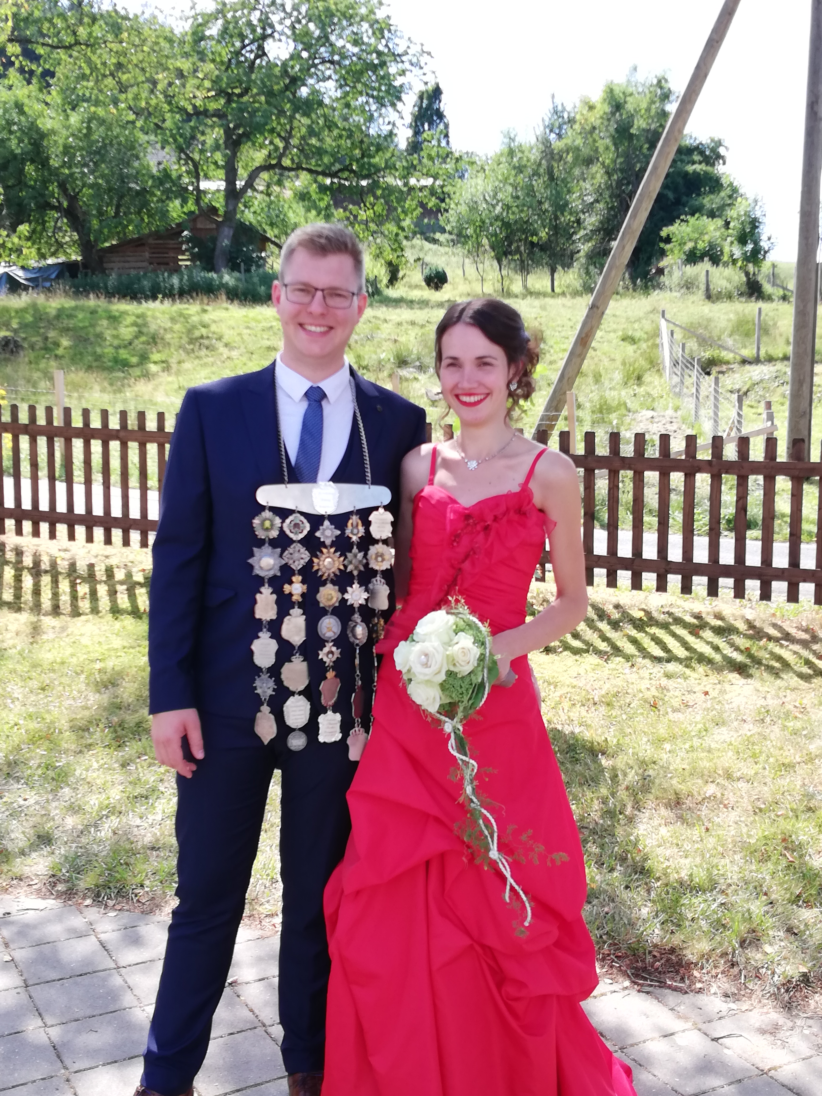 Königspaar 2019 Fabian Mütherich und Linda Bieker Königspaar 2019